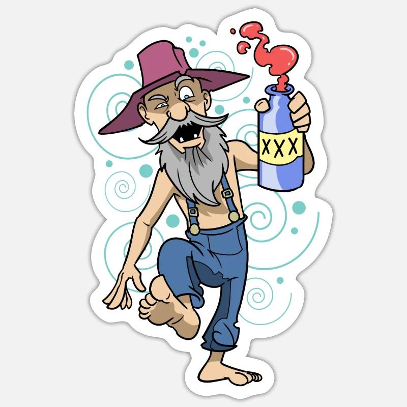 Hinterwäldler Moonshiner Sticker Größe S (10 x 10 cm)