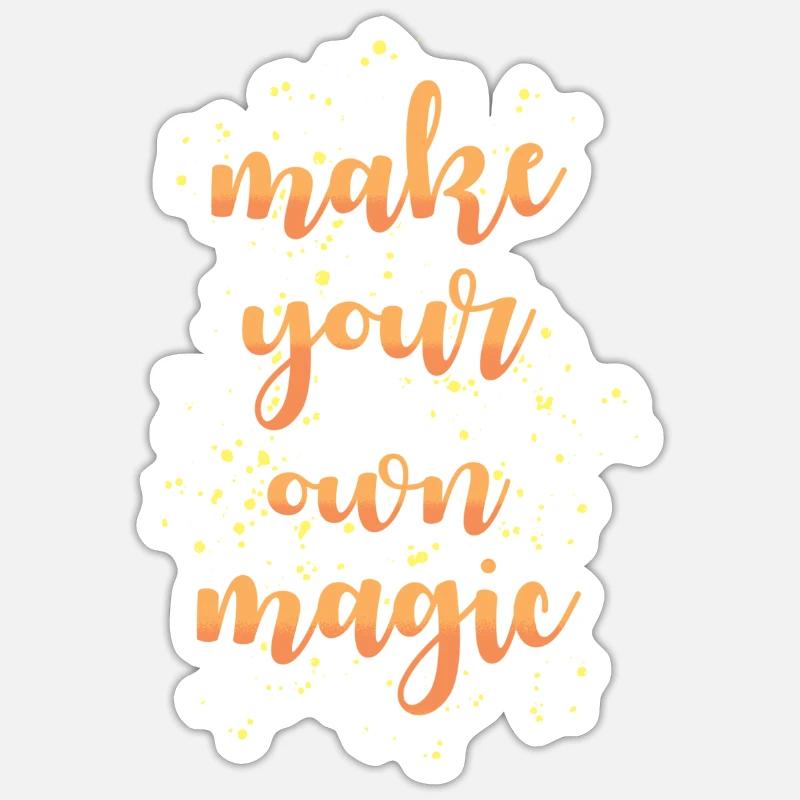 Sortilège - Sticker taille S (10 x 10 cm) - blanc mat