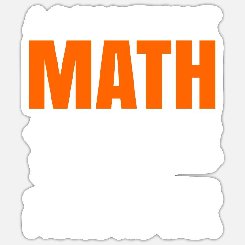 Mathematics Sticker size S (10 x 10 cm)