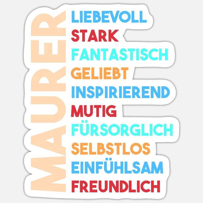 Sticker Größe S (10 x 10 cm) - 