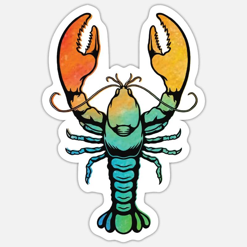Crayfish Sticker size S (10 x 10 cm)
