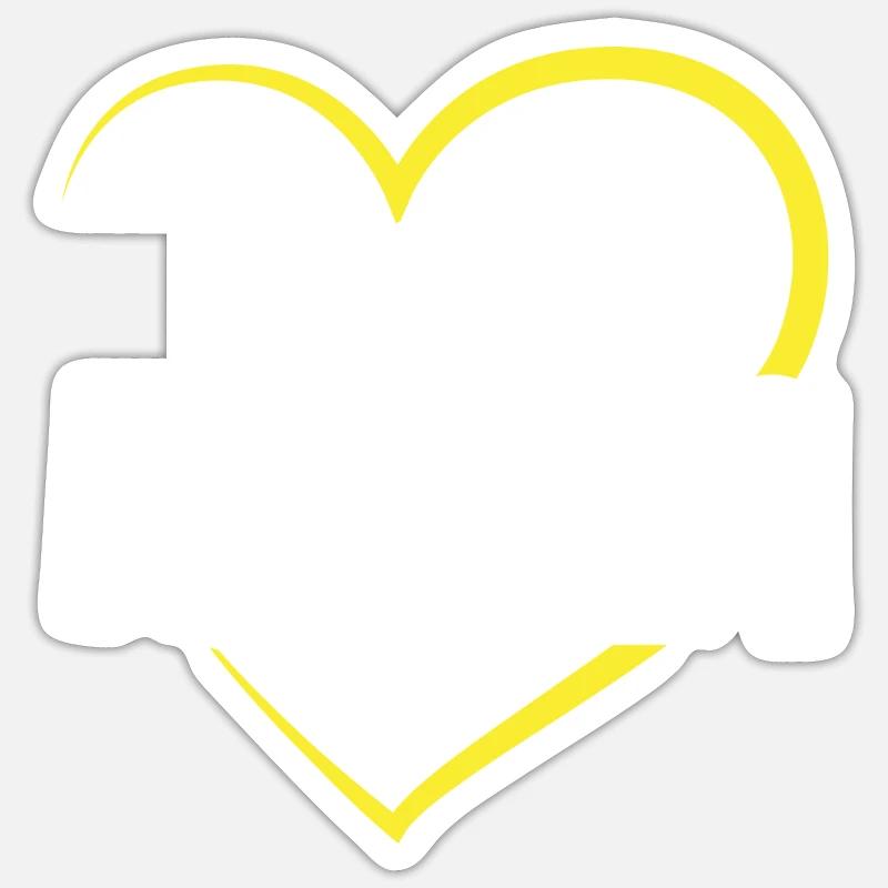 J’adore les maths - Sticker taille S (10 x 10 cm) - blanc mat