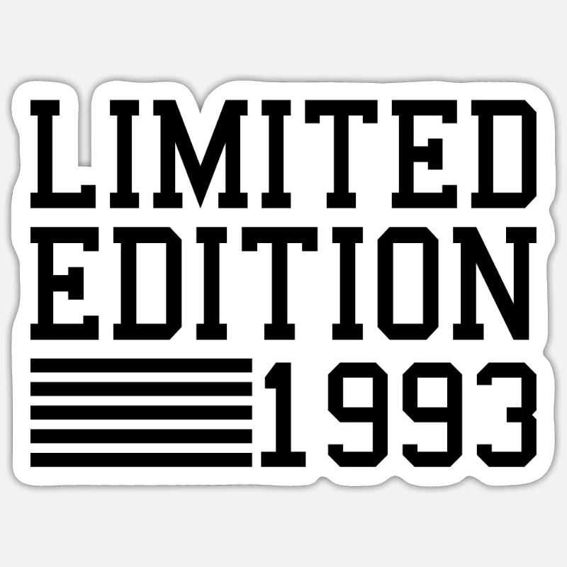 Édition limitée anniversaire 1993 - Sticker taille S (10 x 10 cm) - blanc mat
