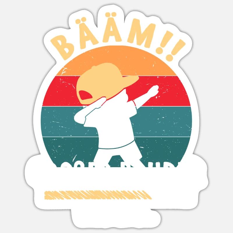 Bääm! Großer Bruder Loading Dabbing Junge Sticker Größe S (10 x 10 cm)