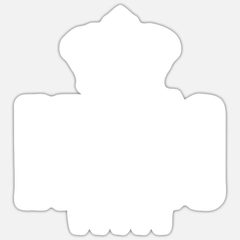 Emilio - Sticker size S (10 x 10 cm) - white matte