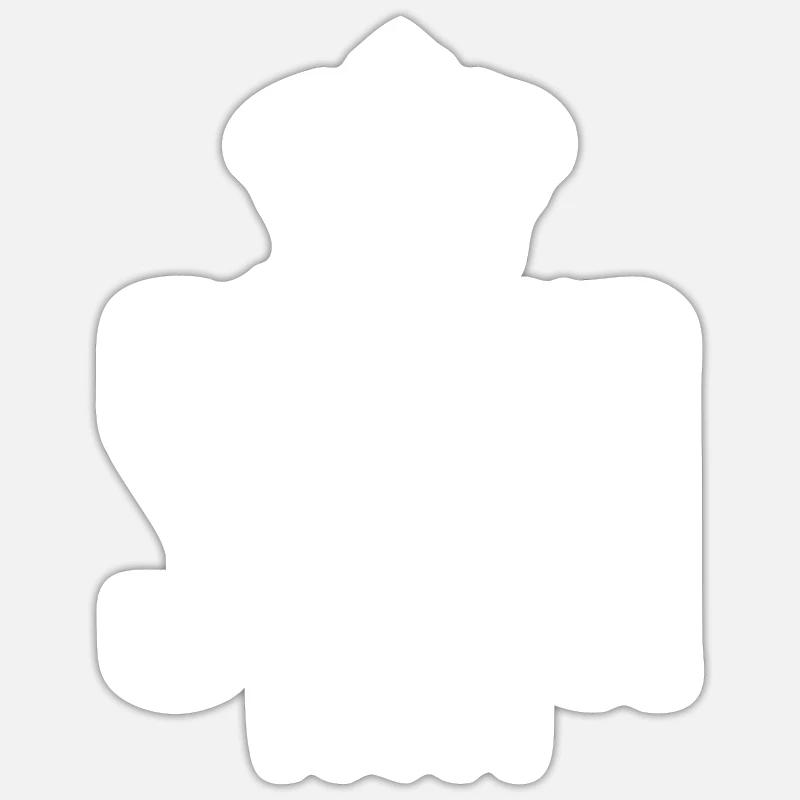 Sara - Sticker size S (10 x 10 cm) - white matte
