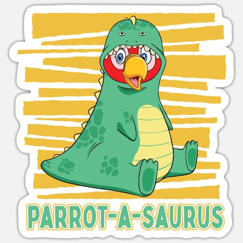 Parrot Sticker size S (10 x 10 cm)