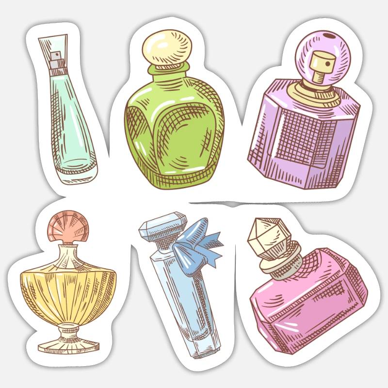 Fragrance Chemist Perfume Testing Perfum Eau De Sticker Größe S (10 x 10 cm)