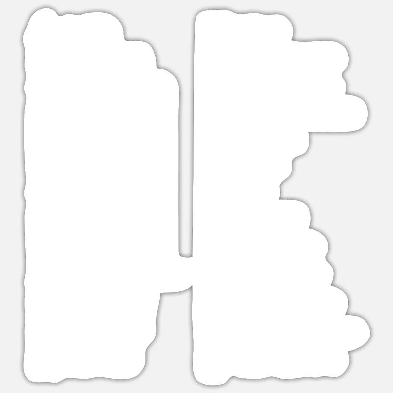 Morse Alphabet - Sticker size S (10 x 10 cm) - white matte