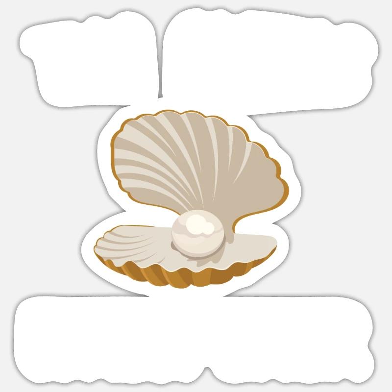 Shell Whisperer - Sticker size S (10 x 10 cm) - white matte