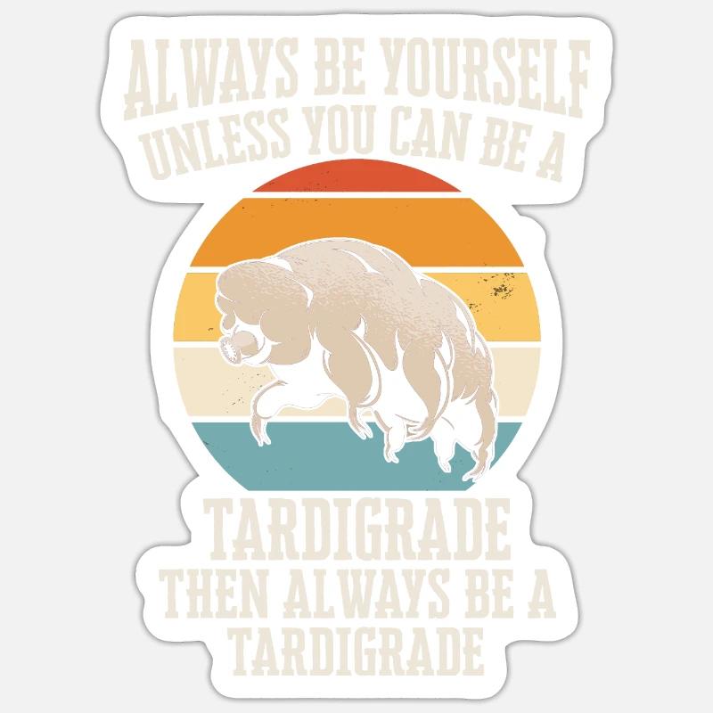 Tardigrade - Sticker size S (10 x 10 cm) - white matte