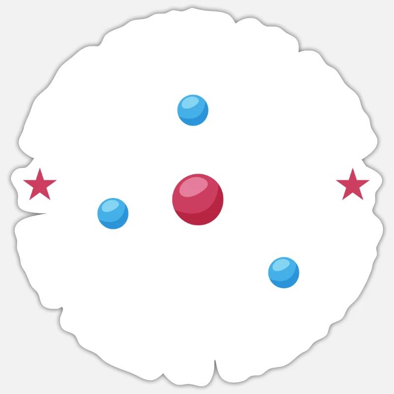 Physics Physicist - Sticker size S (10 x 10 cm) - white matte