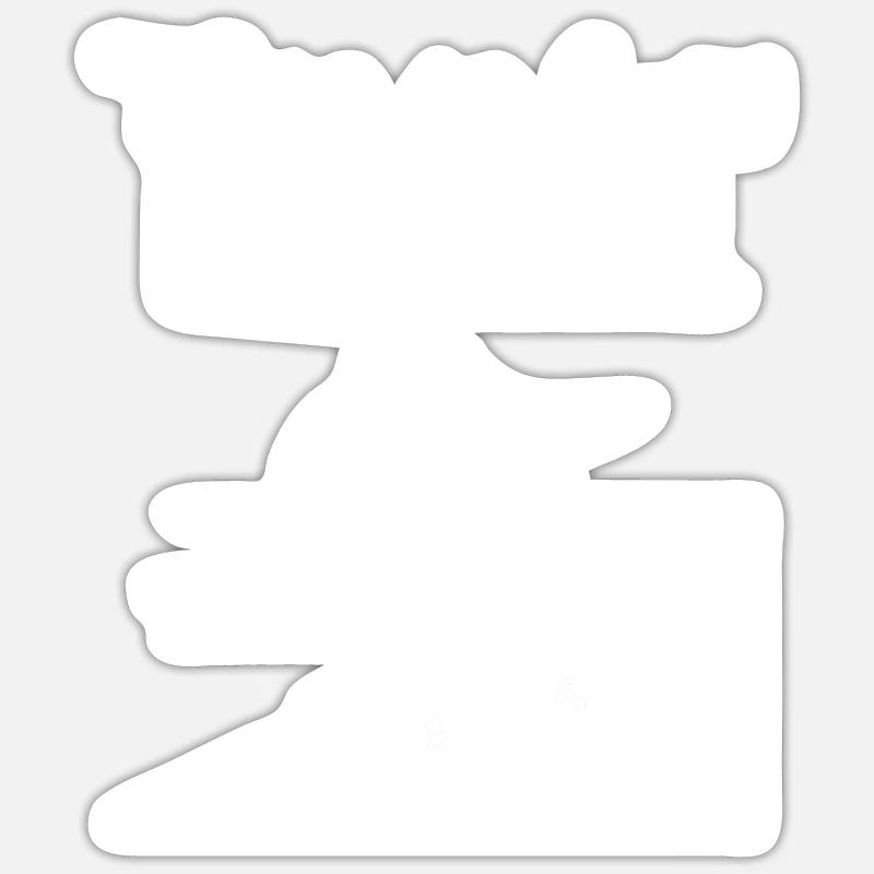 Physics Physicist - Sticker size S (10 x 10 cm) - white matte