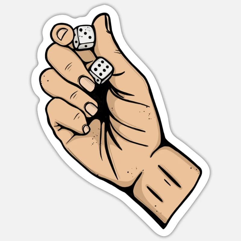 Board game - Sticker size S (10 x 10 cm) - white matte