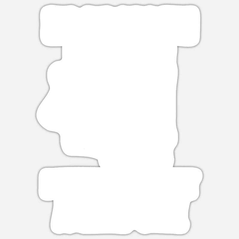 Imprimante 3D - Sticker taille S (10 x 10 cm) - blanc mat