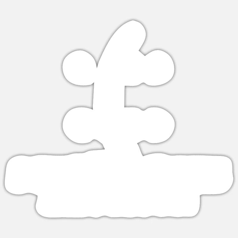 Schr�dinger Emoticon Physics Science Nerd Smiley Sticker Größe S (10 x 10 cm)