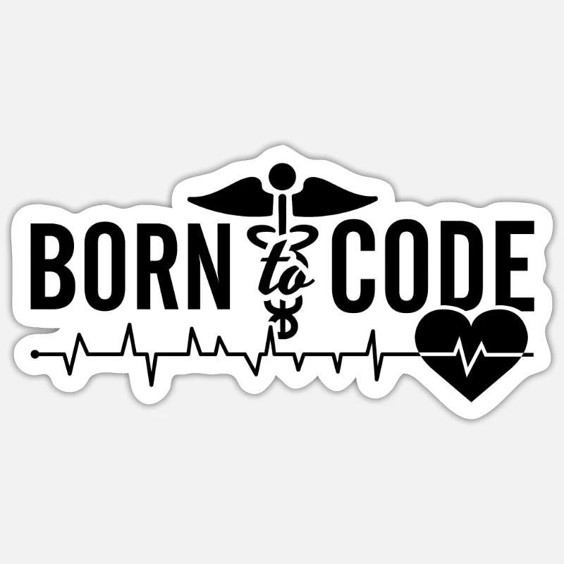 Encoder ICD Medical Specialist Gift Idea Sticker size S (10 x 10 cm)