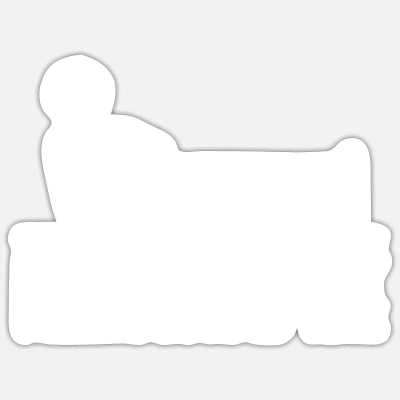 Erg Ergometer And Rowing Exercise Machine Rowing - Sticker size S (10 x 10 cm) - white matte
