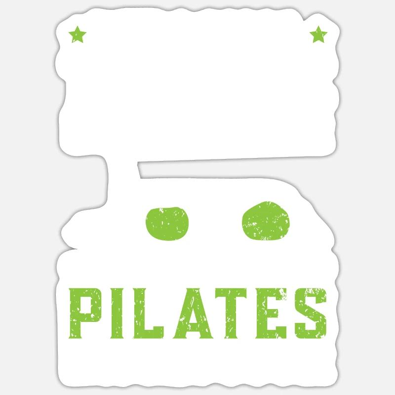 Personal Torture Instructor Pilates Instructor - Sticker size S (10 x 10 cm) - white matte