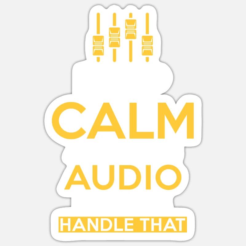 Audio Engineer Sound Engineer Gift Sticker size S (10 x 10 cm)