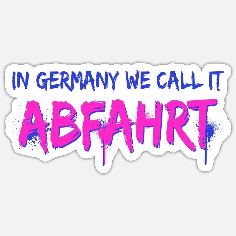 Techno - Sticker size S (10 x 10 cm) - white matte