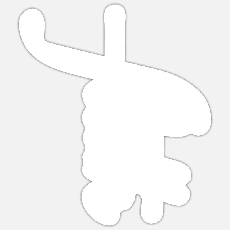 Glaube - Sticker Größe S (10 x 10 cm) - Mattweiß