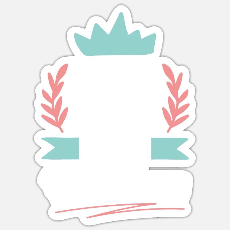 60 et super - Sticker taille S (10 x 10 cm) - blanc mat