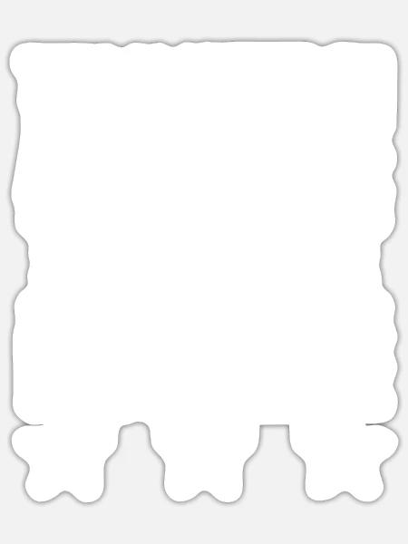 So sieht eine tolle Stieftochter aus - Sticker Größe S (10 x 10 cm) - Mattweiß