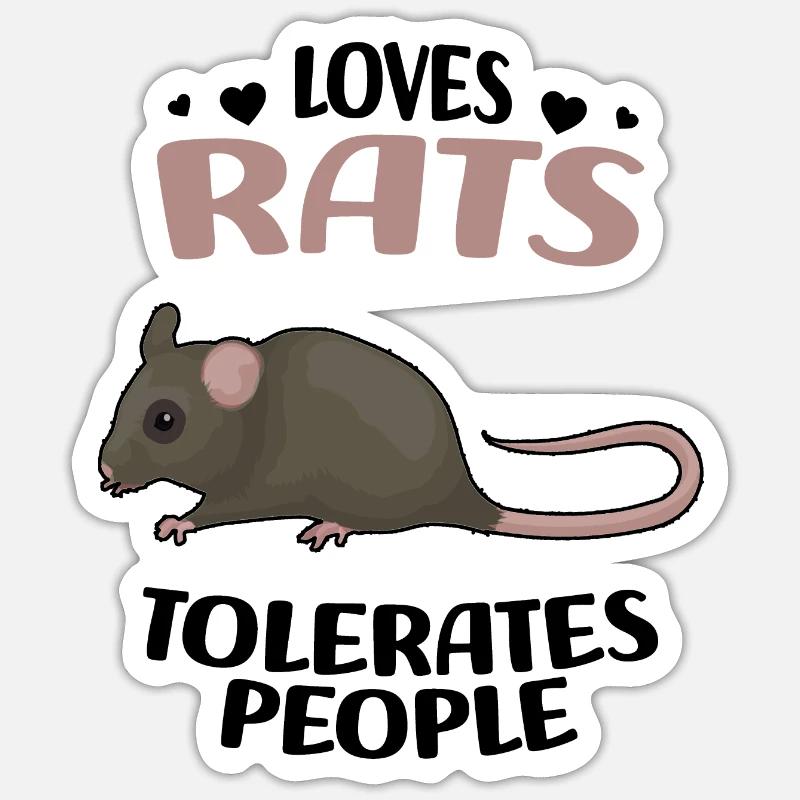 Rats Sticker size S (10 x 10 cm)