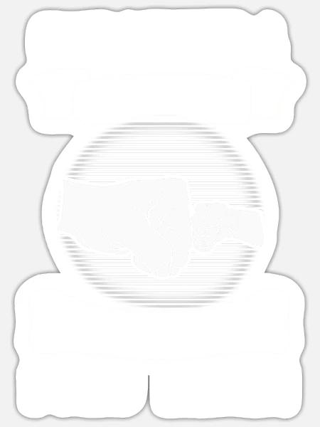Große Schwester Familie Kleiner Bruder Geschenk - Sticker Größe S (10 x 10 cm) - Mattweiß