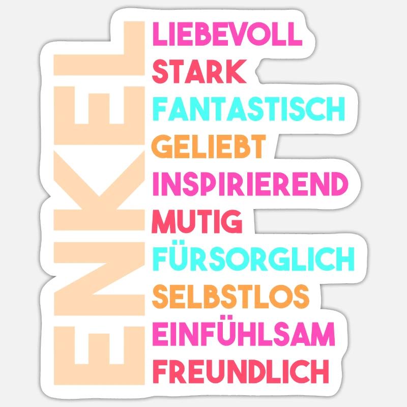 Sticker Größe S (10 x 10 cm) - 