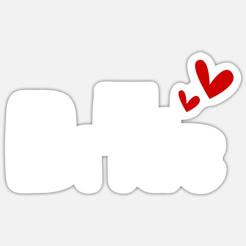 Team Bride - Sticker Größe S (10 x 10 cm) - Mattweiß