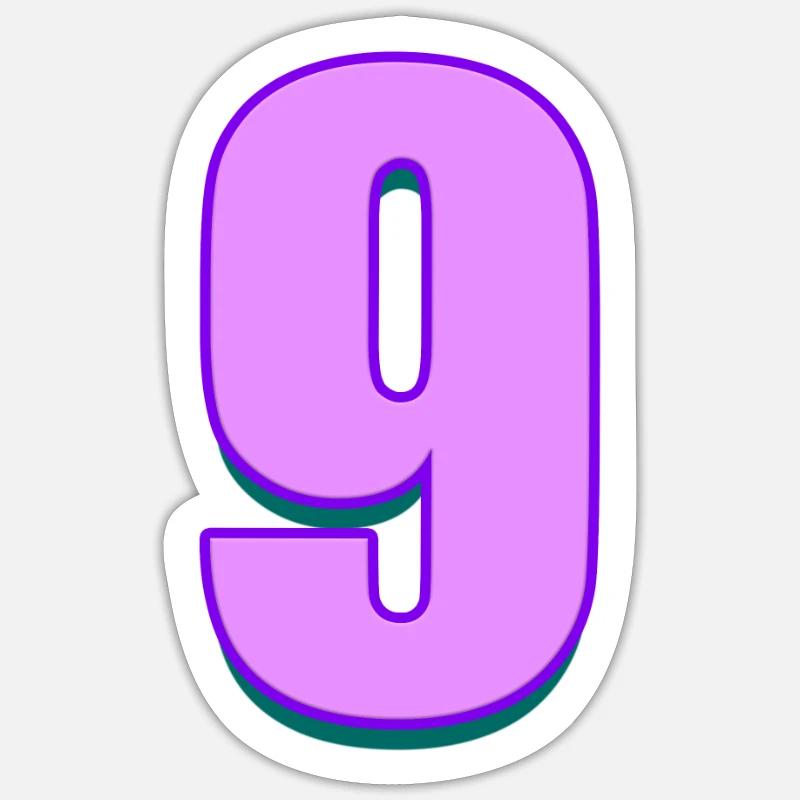 9 - Sticker taille S (10 x 10 cm) - blanc mat