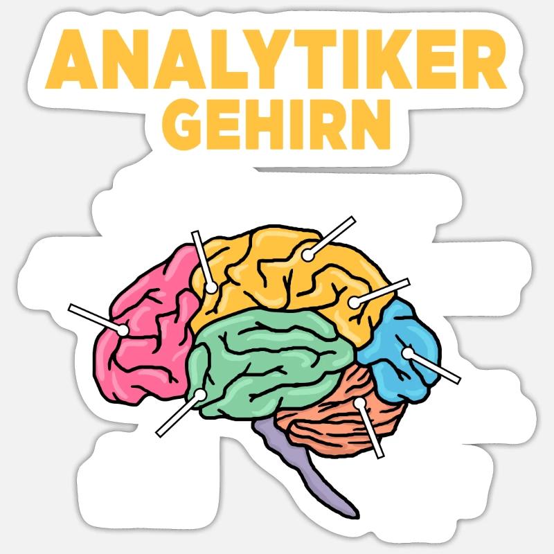 Analytiker Sticker Größe S (10 x 10 cm)