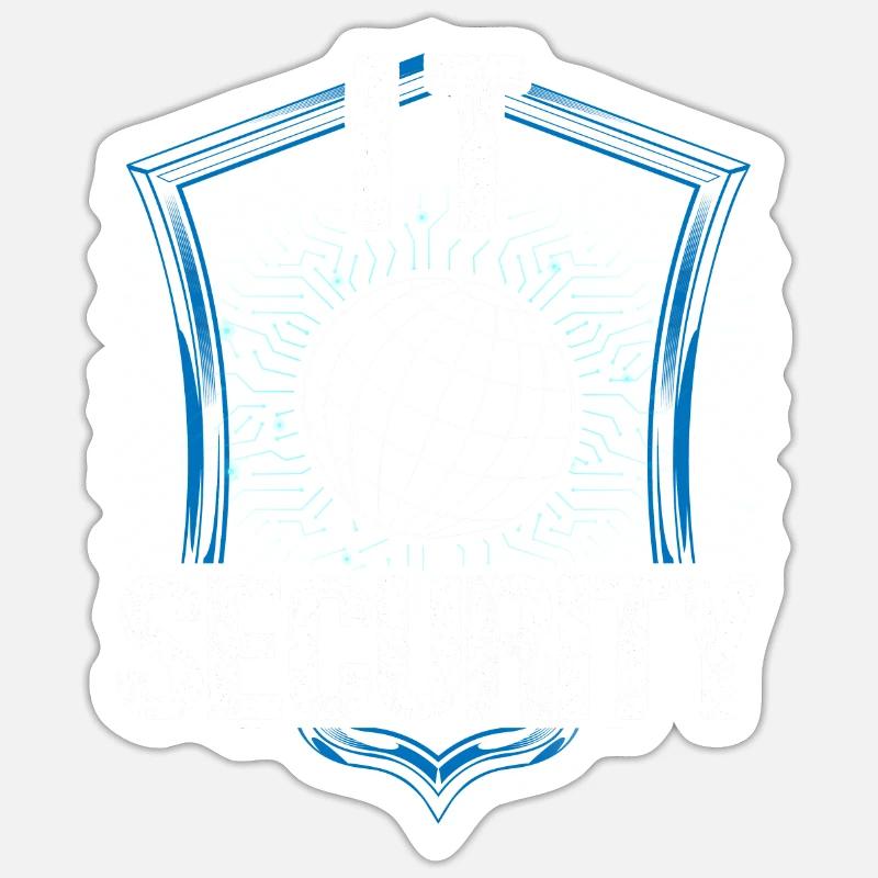 It Security Hack Hacker Hacking Cybersécurité Sticker taille S (10 x 10 cm)