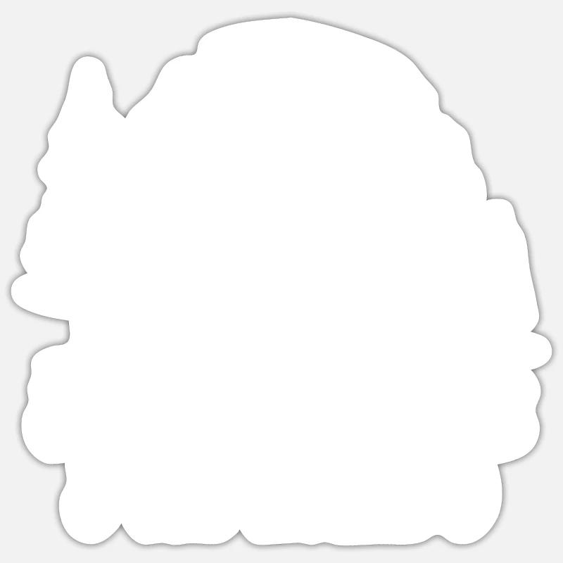 J'peux Pas J'ai Rando - Sticker taille S (10 x 10 cm) - blanc mat
