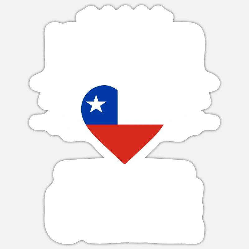 Chile I do not need Therapy - Sticker Größe S (10 x 10 cm) - Mattweiß