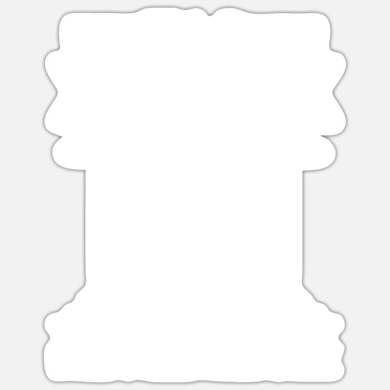 I'm a drummer Hard work - Sticker size S (10 x 10 cm) - white matte