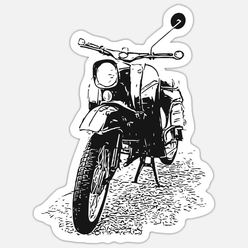 Simson - Schwalbe Sticker Größe S (10 x 10 cm)