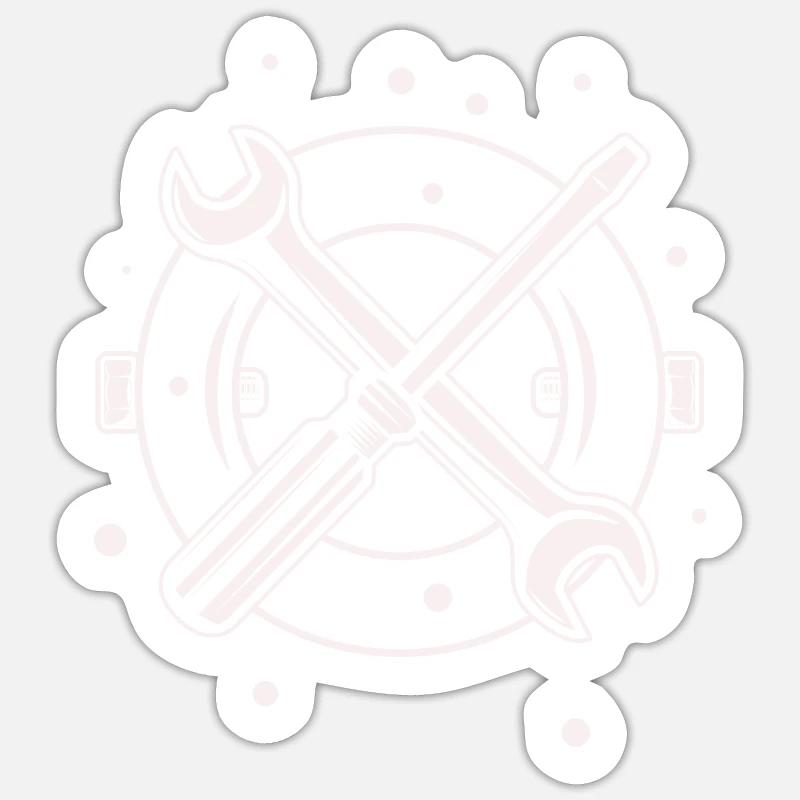 Tool - Screwdriver Screwdriver Hobbyist - Sticker size S (10 x 10 cm) - white matte