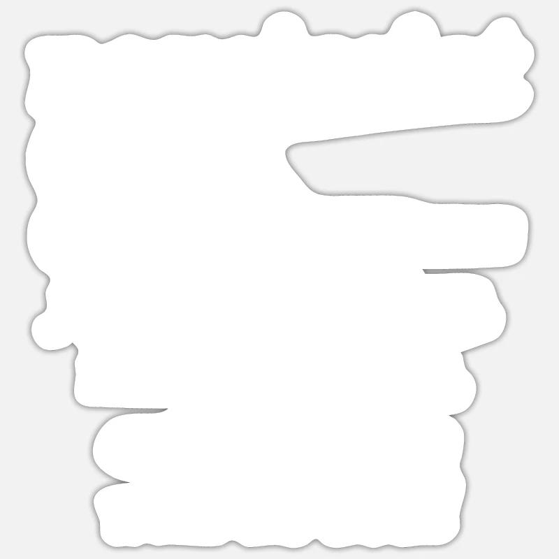 Narzisst Definition - Sticker Größe S (10 x 10 cm) - Mattweiß