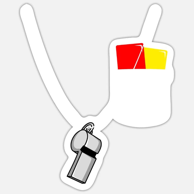 Referee Uniform Refree Sticker size S (10 x 10 cm)