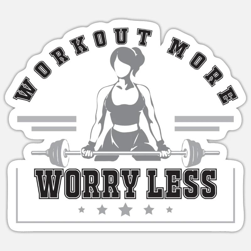 Workout Sticker size S (10 x 10 cm)