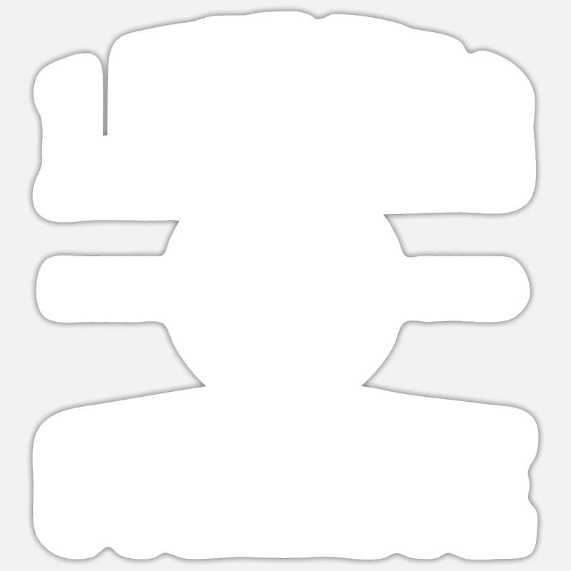 COLLÈGE DE LEIPZIG - Sticker taille S (10 x 10 cm) - blanc mat