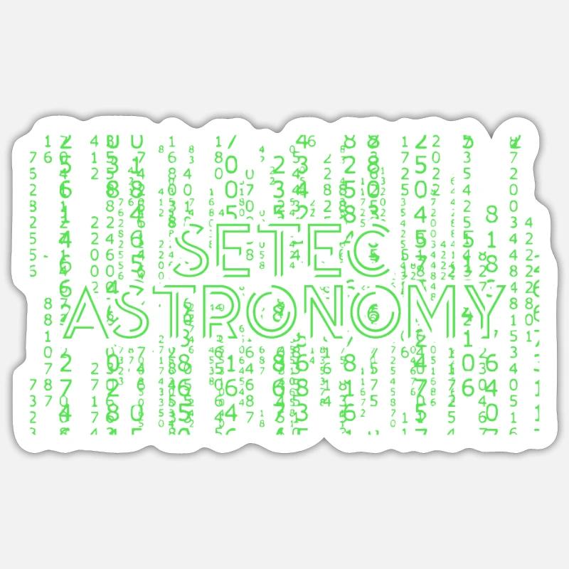 Setec Astronomy - Entwickler von Computerprogrammierern - Sticker Größe S (10 x 10 cm) - Mattweiß