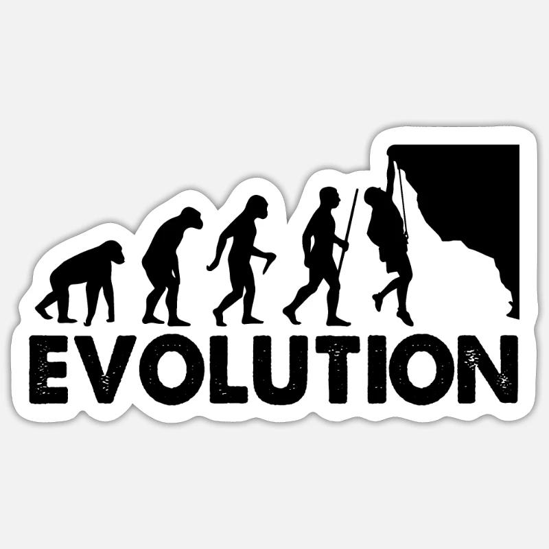 Climbing Evolution Escalade Sticker taille S (10 x 10 cm)