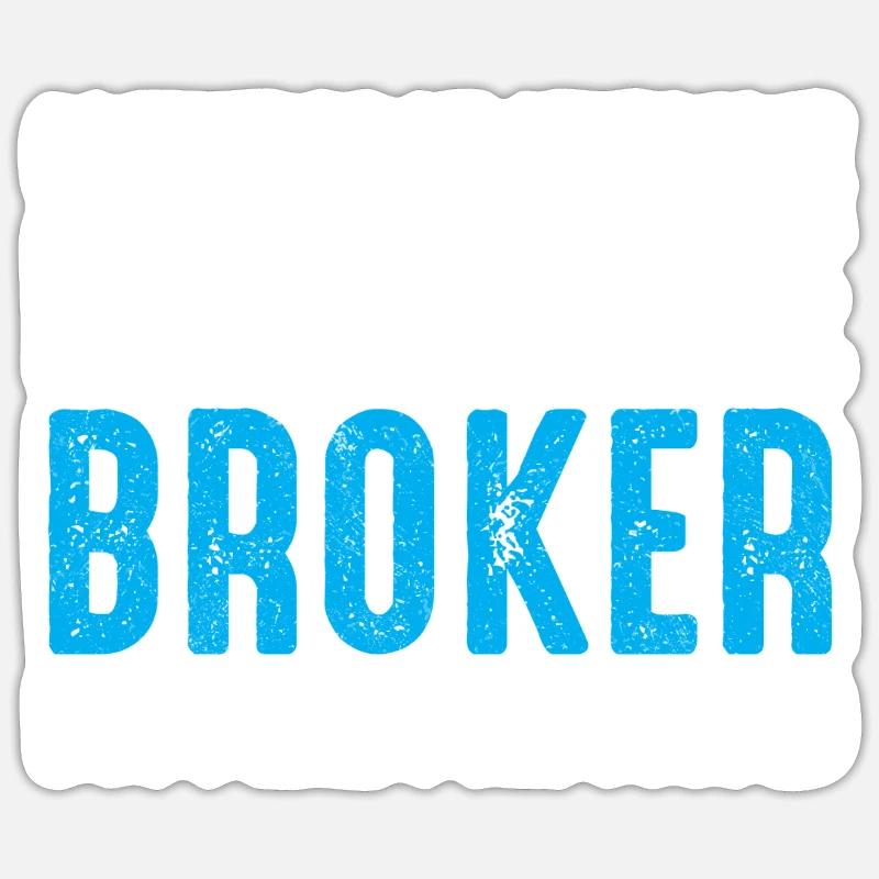 A Master Insurance Broker - Sticker size S (10 x 10 cm) - white matte