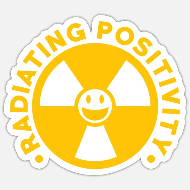 Radioactive Sticker size S (10 x 10 cm)