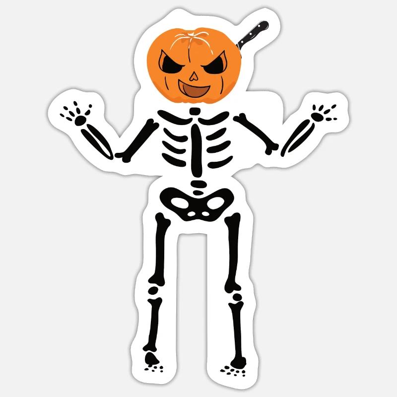 Skeleton Sticker size S (10 x 10 cm)
