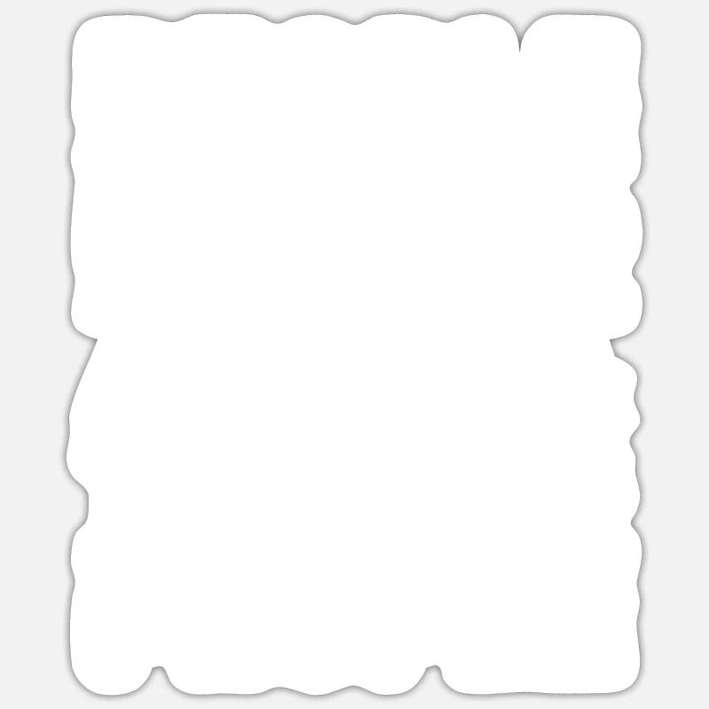 Hache lancer de hache - Sticker taille S (10 x 10 cm) - blanc mat